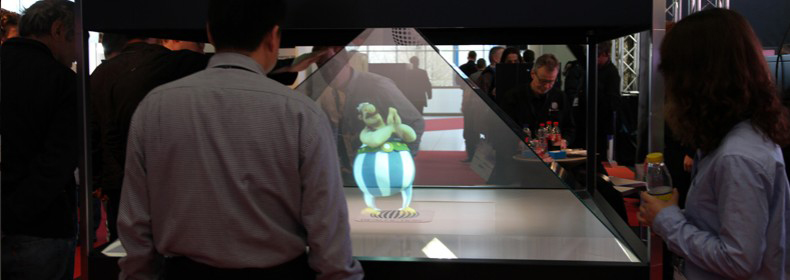 The Dreamoc holographic display 360 XXL: a world of reality and fiction in  360º and on a large scale