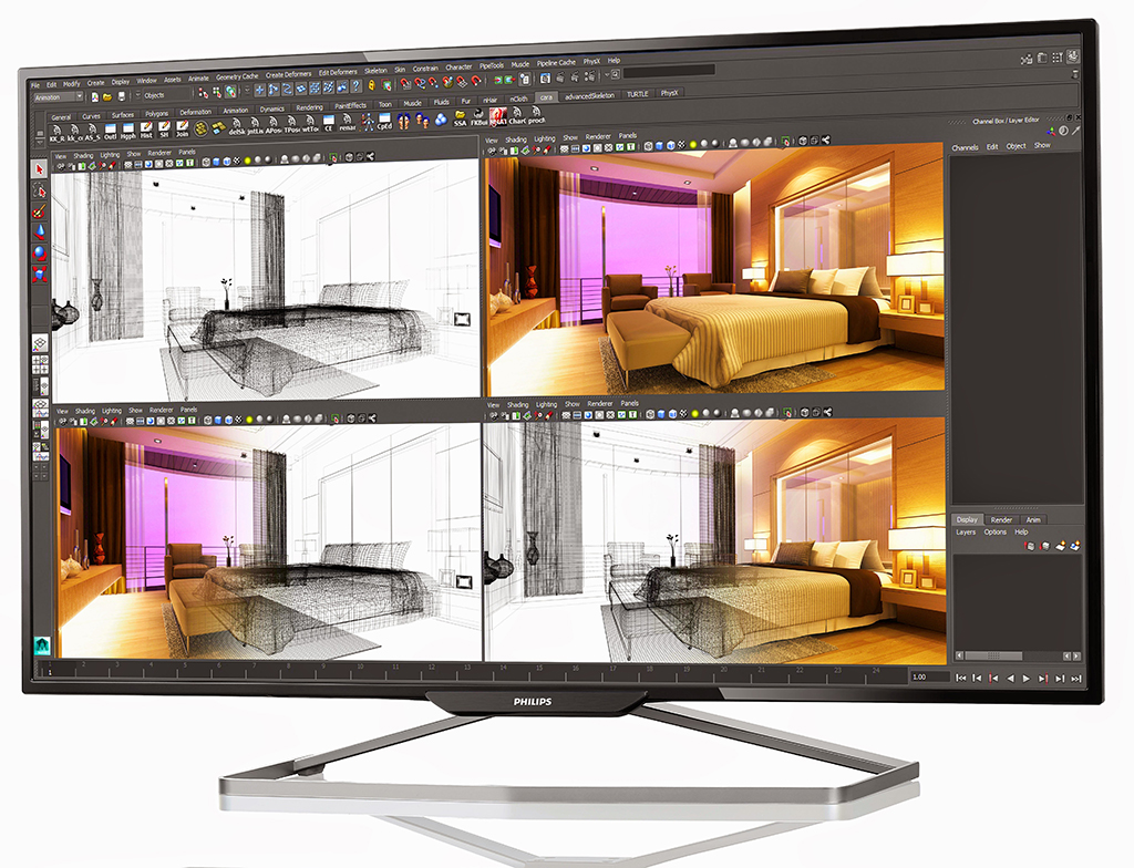 Philips 40 Monitor with UltraClear 4K Ultra HD technology for imaging  professionals