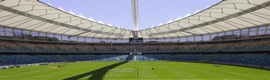 Spettacolo visivo nel nuovo stadio di Durban con Spyder X20