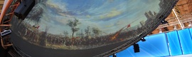 Spectacular audiovisual dome with Canon, 7thSense and Imagination