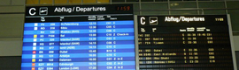 Un nuevo video wall de NEC ofrece información sobre vuelos en el aeropuerto de Múnich