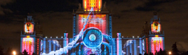 La ville de Moscou a été témoin de la plus grande projection réalisée au monde sur un bâtiment