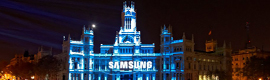 Weihnachten beginnt in Madrid mit einer 4D-Show, die auf die Fassade des Palacio de Cibeles projiziert wird 