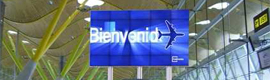 Telefónica aktiviert spanische Flughäfen mit Digital Signage Netzwerk