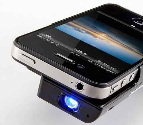 Carcasa con proyector LED para iPhone 4/4S de 3M