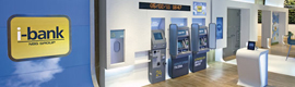 NBG's i-bank uses digital displays to create a unique experience for its customers 