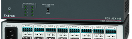 Extron presenta un nuevo extractor de audio de fibra óptica de ocho puertos