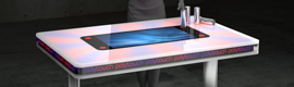 Pyramid exhibits at ISE 2012 a polytouch action table 