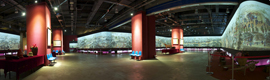 Dataton Watchout makes possible a spectacular exhibition with a screen of 228 metre