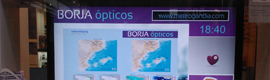Inel fornisce digital signage al negozio di Borja Ópticos de Ontinyent
