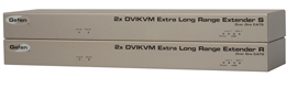 Gefen представляет новый 2-кратный удлинитель DVI KVM ELR для двух дисплеев