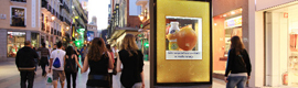 JCDecaux uses showcase mupis to promote a new Danone product