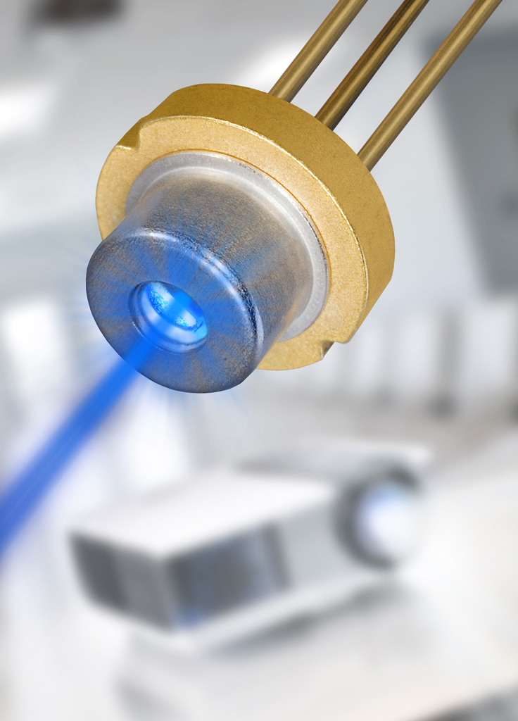 Osram lanza un nuevo diodo láser azul de alta potencia para proyectores profesionales