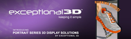 Исключительное 3D дебютирует в серии 3D-дисплеев Portrait без очков 