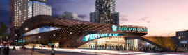 The new Barclays Center Arena is endowed with a network of more than 800 digital signage screens