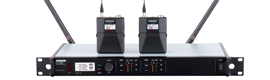 Shure's ULX-D wireless microphony system, now with 2 and 4 canals