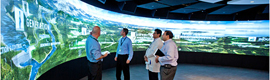 O novo Centro de Inovação da GE instala uma enorme parede de vídeo de 17,5 medidores com tecnologia LPD da Prysm
