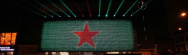 Heineken creates a spectacular interactive fence with LEDs and bottles activated by Facebook 