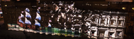 Séville revient pour parier sur un spectacle audiovisuel qui montre des images 3D sur la ville et Noël