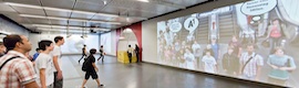 Gewista transforme une station du métro de Vienne en un monde numérique 