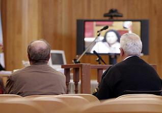 Trial with videoconference (photo: La Opinión Coruña)