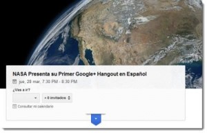 Google Hangout NASA
