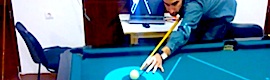 PoolLiveAid projects and predicts in real time the direction of a billiard ball
