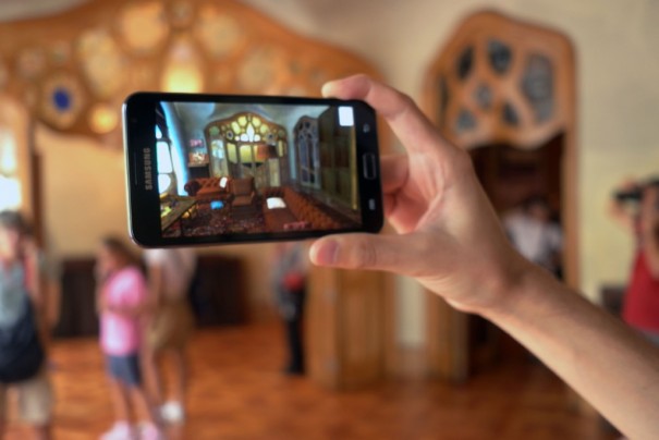 Augmented reality at Casa Batlló (photo. Casa Batlló)