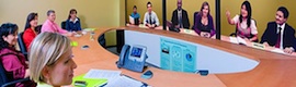 Telefónica incorpora una nueva sala de telepresencia en el Distrito C