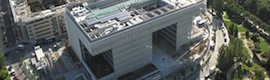 Banco Popular trusts the perimeter security of its new headquarters in the intelligent video of Vaelsys