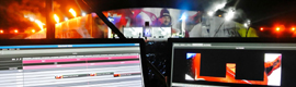 Видеопроцессоры испанской звезды ShowKube на церемонии регаты Vendée Globe