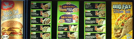 Mvix ayuda a actualizar los contenidos de las cartas de menú digitales con su librería web Signage Templates 