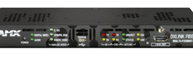 AMX DXLink Fiber: transmisores y receptores de fibra para conmutación de medios digitales