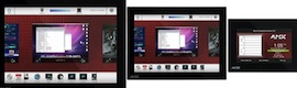 AMX develops its new range of touch panels Modero S Series with VoIP and video streaming