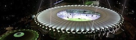 Das Maracanã-Stadion ist mit LED-Beleuchtung von GE Lighting vorbereitet, um bei der Fußballweltmeisterschaft von 2014