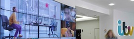A cadeia inglesa ITV aborda sua transformação tecnológica com soluções audiovisuais NEC Display