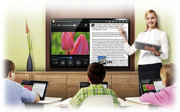 Salas de aula digitais Samsung