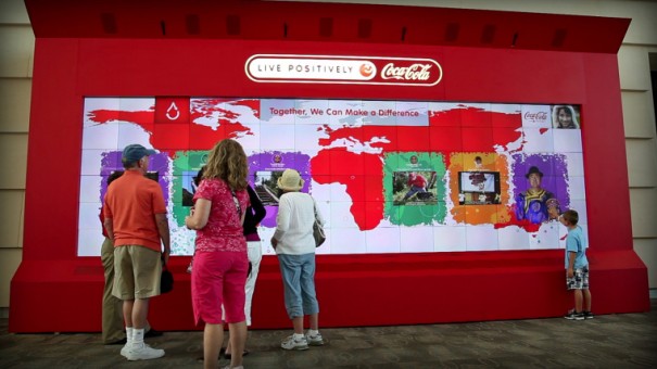 Videowall Scond Story en World of Coca-Cola