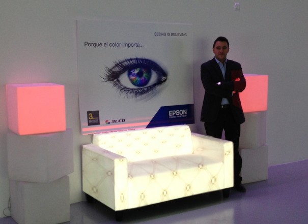 Evento Epson porque color importa Vicente Mayor, business manager Epson