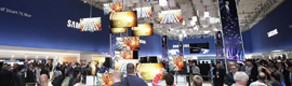 Samsung installiert auf der IFA seine größte Installation von großformatigen LFD-Bildschirmen 2013