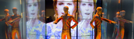 Watchout optimizes images of the great video wall installed in the exhibition dedicated to David Bowie