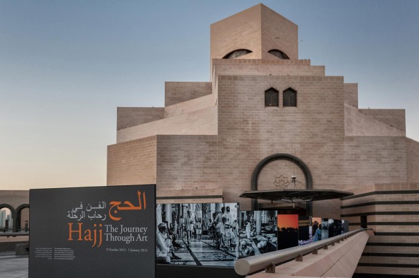 Aktion in Hadsch-Ausstellung in Katar