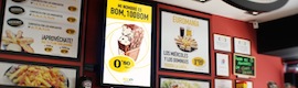 The digital signage technology of Adalides and LG increases the sales of 100 Montaditos