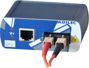 Adilec y C3 conversor de medio Fast Ethernet