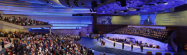 Barco's projectors are integrated into the audiovisual platform installed by the First Baptist Church in Dallas