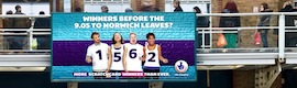 Гранд Визуал: Инновационная кампания DooH Национальной лотереи Великобритании на вокзалах