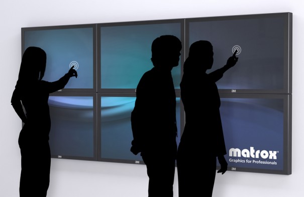 Matrox 3M interactive videowall