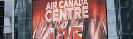 Air Canada Centre atrai fãs de esportes com mais de 360 telas de sinalização digital gerenciadas com Omnivex Moxie