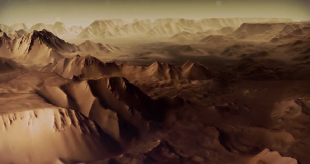 Viaje virtual 3D a Marte