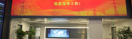 The Chinese electricity company State Grid installs two Supernova Infinity screens in its Operations Center
